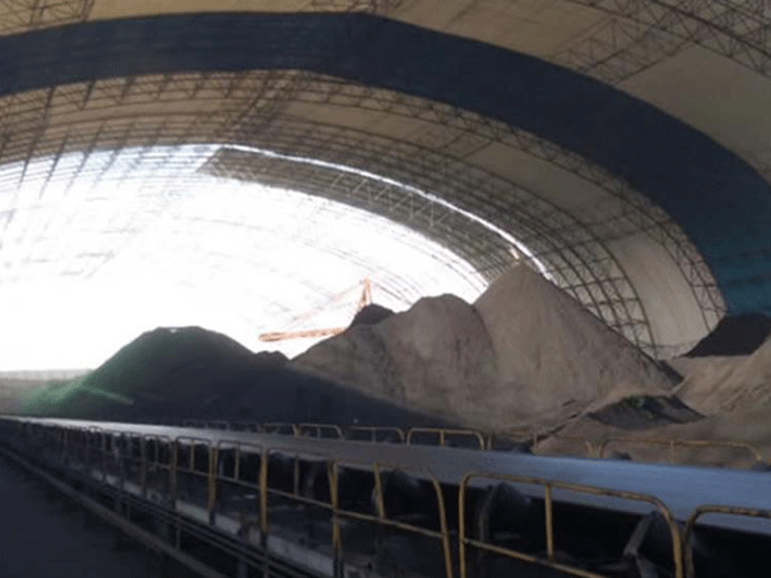 阳江煤棚料仓网架